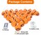 Kitcheniva 16.4FT 30 LED Jack O Lantern w/ Remote Halloween Pumpkin String Lights